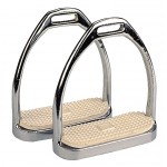 Steigbügel mit Messer aus verchromtem Stahl