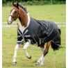 Horseware Amigo Bravo 12 XL 250g Decke - Schwarz / Titan Grau / Silber
