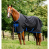 Amigo Ripstop Horseware 900D Turnout-Decke mit Fleece-Futter 50g - Schwarz / Klassisches Blau