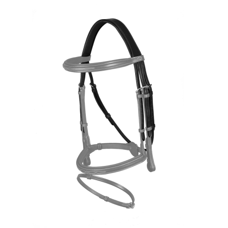 Dreieckiger Stirnriemen mit abnehmbarem Kehlriemen Dy'on Kollektion US Hunter