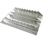 Rechteckiger Aluminium-Striegel