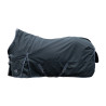 Highneck-Decke HKM Glasgow 1200D glattes Futter - Schwarz