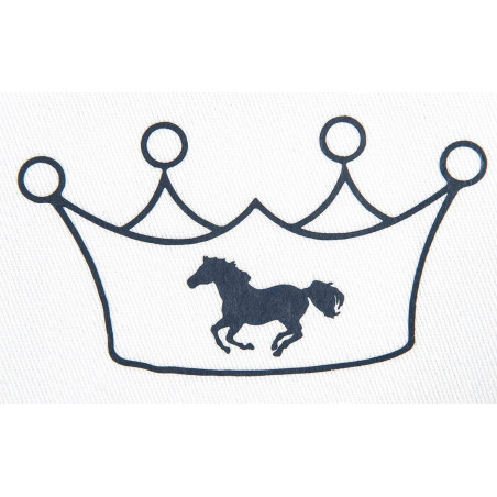 Bügelmotiv Krone und Pferd HKM