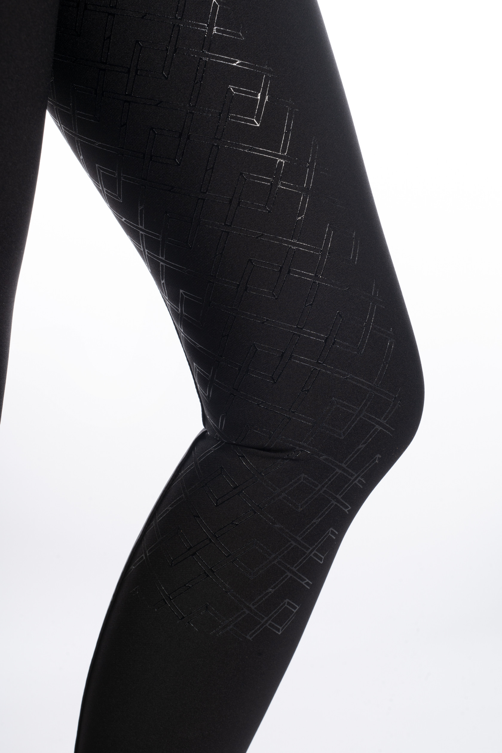 Damenreithose Harbour Island Vollbesatz Silikon HKM Schwarz