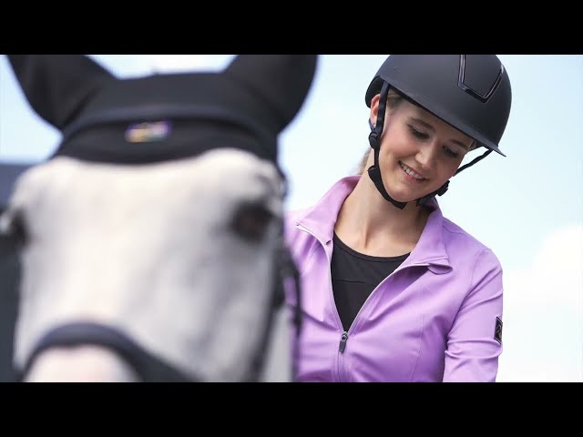 Damenreithose Harbour Island Vollbesatz Silikon HKM Schwarz