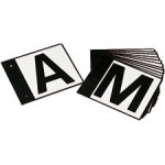 12 Dressurbuchstaben La Gee