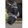 Fliegenschutzmaske Zebra Shetty HKM - Schwarz / Weiß