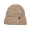Mütze Back on Track Ava aus Wolle mit Umschlag - Hellbeige