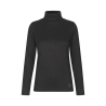 Gestrickter Damen-Rollkragenpullover Kingsland KLVikula - Schwarz