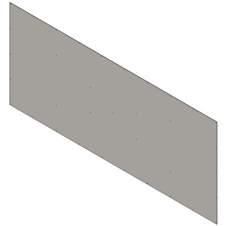 Trennwand für Boxentrennung unterer Teil 3 m La Gée