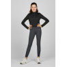 Pikeur Kinderreithose Brooklyn Kniegrip - Dunkler Schatten