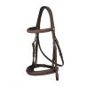 Trensenzaum Hunter mit Schnürung LeMieux - Havanna / Silber