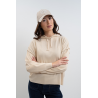 Damen-Kapuzenpullover Plume Harcour - Leinen