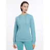 Kapuzensweatshirt Martha LeMieux - Lagune