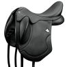 Sattel Bates Artiste Hart Viertelkurz - Schwarz