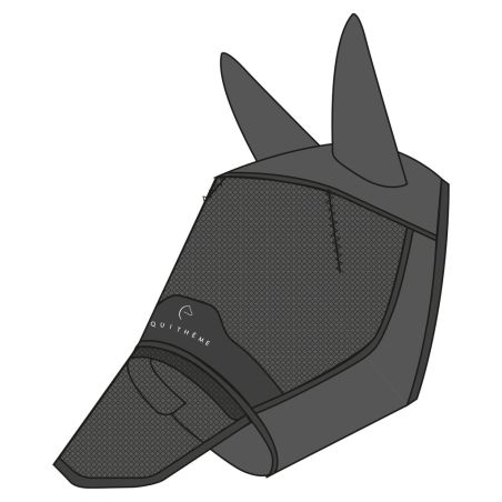Anti-Fliegen-UV-Schutzmaske Equithème Mesh mit Nase