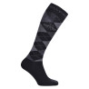 Argyle Socken HV Polo - Schwarz / Hellgrau