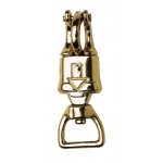 Messingfarbener Panikhaken