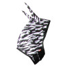 Fliegenmaske Imperial Riding Carly UV - Schwarzes Zebra