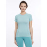 Kurzarm-T-Shirt LeMieux nahtlos Britney - Aqua