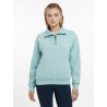 LeMieux Pullover Damen Keira mit Viertelreißverschluss - Aqua