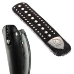 Auswechselbare Armbänder aus Wildleder mit 3 Reihen Strass