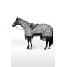 Fliegendecke Horze Defender mit Fransen - Zebra