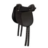 Horze Pony Sattel - Schwarz / Grau