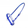 KLEINES NYLONHALFTER MIT RING - Blau / Weiß