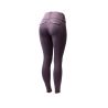 Damen Hybrid Reitleggings Horze Anya Fullgrip - Schwarzpflaume
