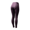 Reitleggings Horze Maia Vollbesatz Damen - Schwarze Pflaume