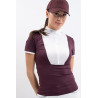 Turnier-Poloshirt Harcour Shine - Aubergine