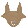 Technische Stoff-Fliegenhaube mit Equestro-Logo - Sand / Weiß