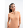 Technisches Polo Harcour Popsy Damen - Aprikose