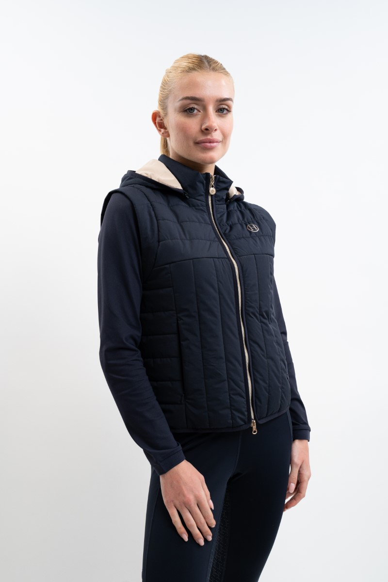 Ärmellose Weste Harcour Berla Damen Marine Marineblau