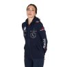 Damen-Kapuzenpullover mit Multi-Logo neu Equestro - Marineblazer