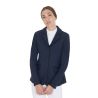 Wettkampfjacke Damen aus technischem Stretchstoff Equestro - Marineblazer