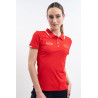 Polo Harcour Douve Damen Swiss Equestrian Friends - Rot