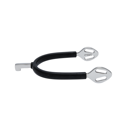 Stübben Sporen 1149 Fine Line aus Edelstahl mit Gummibeschichtung