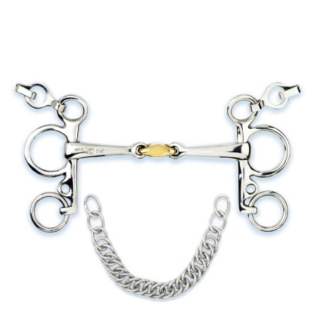 Pelham-Gebiss Stübben 2240 Kanon 14 mm