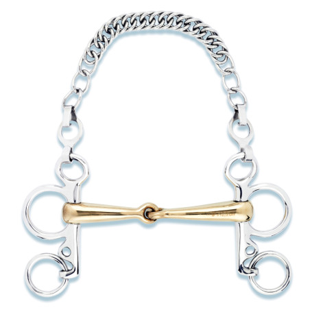 Pelham-Gebiss Stübben 2246 Sweet-Kupfer Mundstück 16 mm