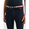 Tommy Hilfiger Equestrian Global Stripe Herrengürtel - Marineblau
