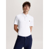 Tommy Hilfiger Equestrian Harlem Herren Kurzarm-Poloshirt - Weiß