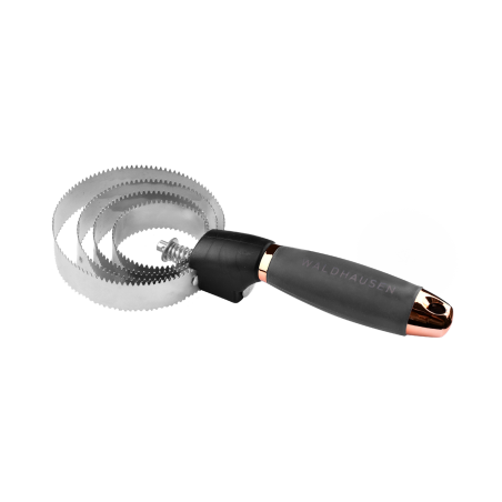 Runde Metallstriegel Waldhausen mit Gelgriff