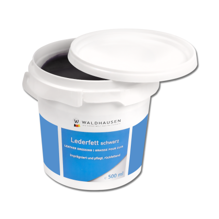 Lederfett Waldhausen schwarz 500 ml