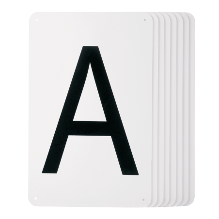 Buchstaben auf Tafel Waldhausen zum Befestigen 20 x 40 m