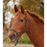 Waldhausen Knotenhalfter - Mitternachtsblau / Silber
