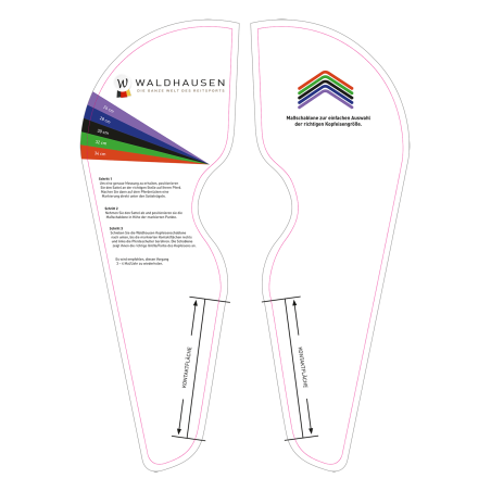 Waldhausen Sattel-Kopfeisenmaß