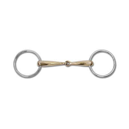 Waldhausen Cupris 2-Ring-Gebiss, einfach gebrochen