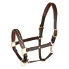 Lederhalfter Waldhausen Crystal X-Line - Braun / Gold
